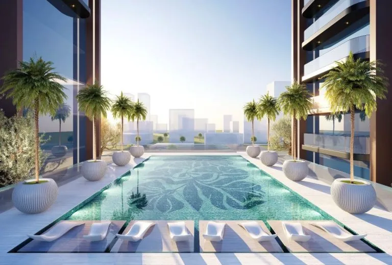 Exterior of the residential complex by Tiger Properties in JVT