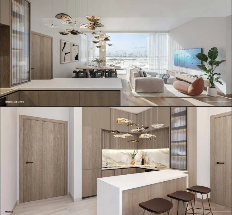Modern kitchen in the Tayo Residence project