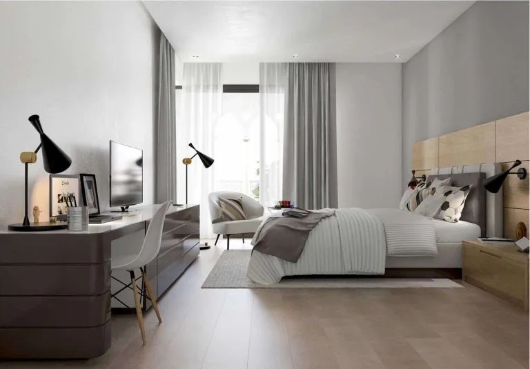Marina Living residential complex on the front line in Dubai Marina