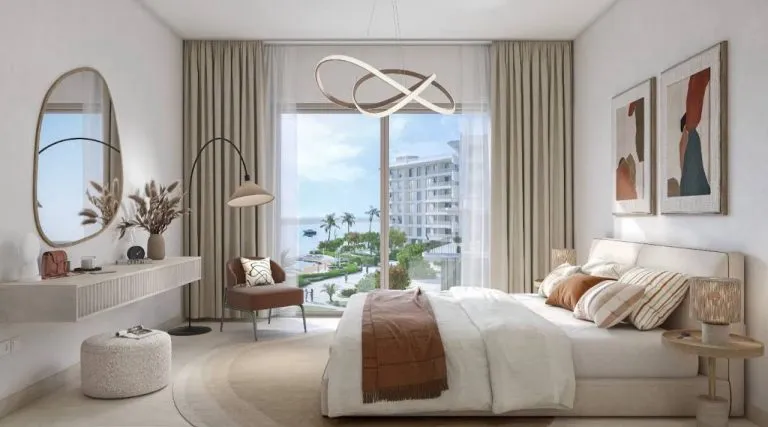 Living room interior in Gardenia Bay apartments
