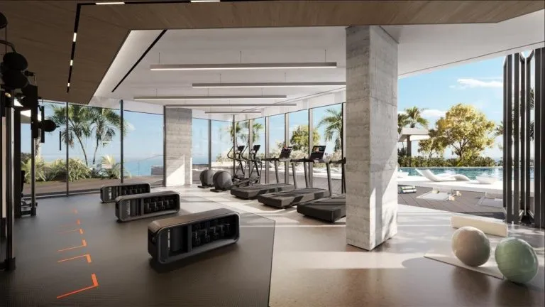 Facade of the Edge residential complex in Ras Al Khaimah